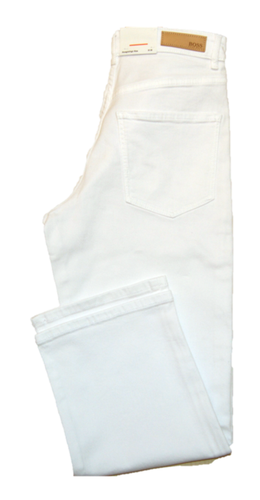 BOSS Damen Straight Jeans J31 TUSCON CLEAN weiss natural 102