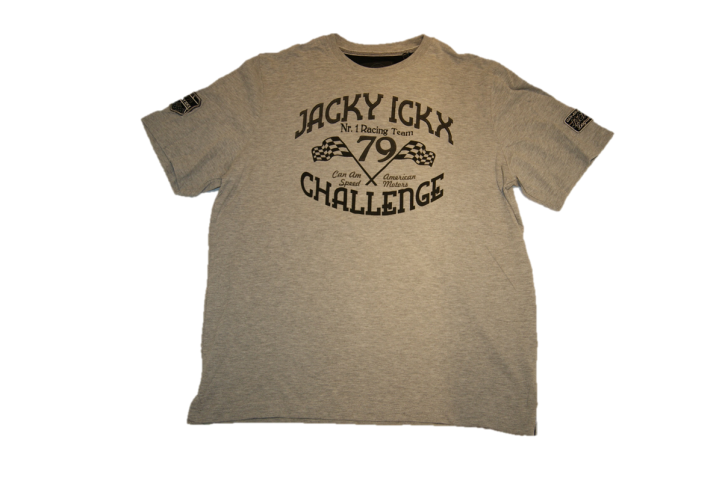 JACKY ICKX T-SHIRT CHALLENGE FARBE GRAU