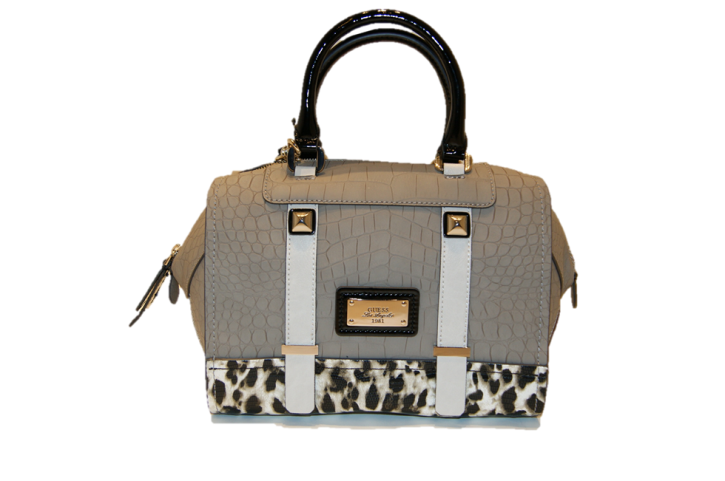 GUESS TASCHE JIZELLE BOX SATCHEL FARBE TAUPE