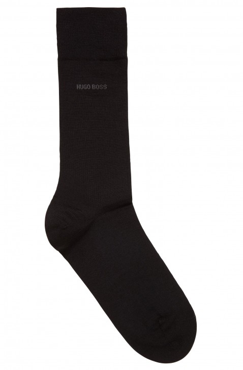 BOSS Socken JOHN RS UNI WO aus Schurwoll-Mix mit Naturetexx® Finish schwarz 001 L