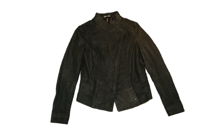 BOSS ORANGE LEDERJACKE JOPIDA3 FARBE SILBER 045