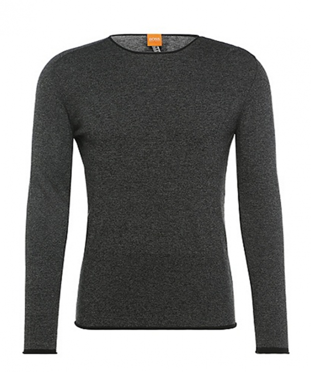 BOSS ORANGE STRICKPULLI KAMERO FARBE ANTHRAZIT 017 XXL