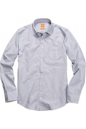 BOSS ORANGE HEMD ESLIME FARBE BLAU  460