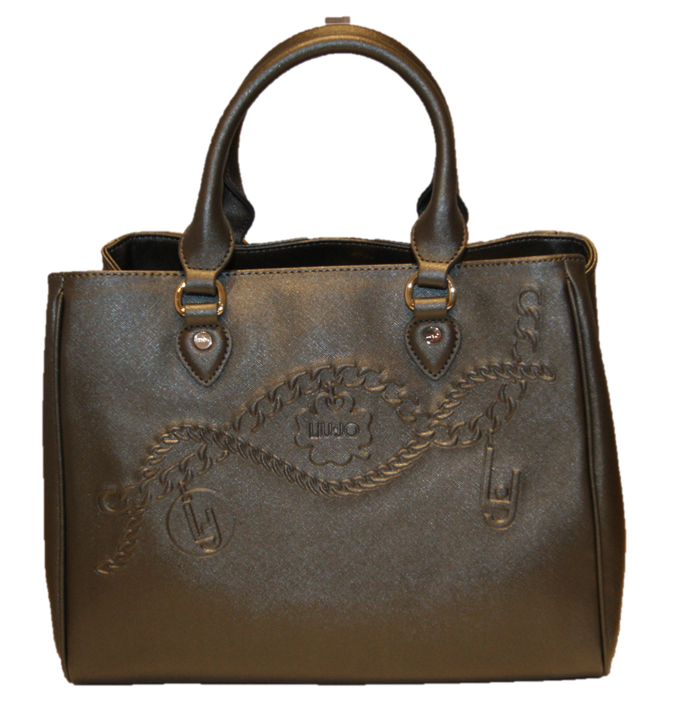 LIU JO HANDTASCHE BAULETTO M CARALLOC FARBE GUN METAL 90011