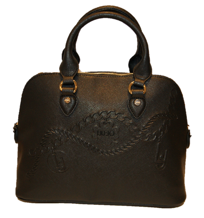 LIU JO TASCHE SHOPPING M CORALLO FARBE SCHWARZ 22222