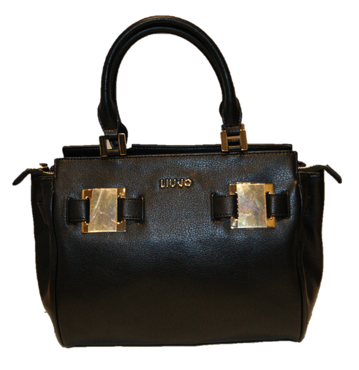 LIU JO HANDTASCHE SHOPPING S VULCANO FARBE SCHWARZ 22222