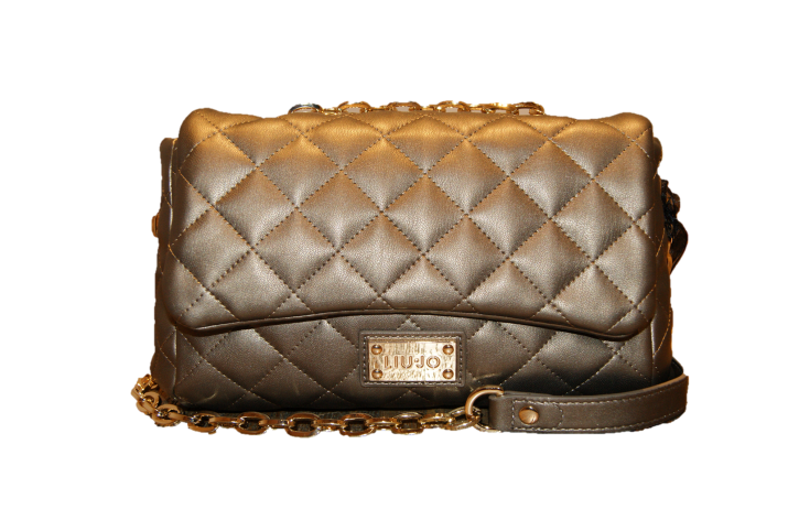 LIU JO HANDTASCHE TRACOLLINA S TULIPAN FARBE BRONZO