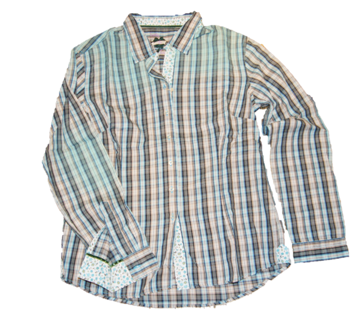 LUCKY DE LUCA Damenbluse Lina Greenkaro Farbe green 10