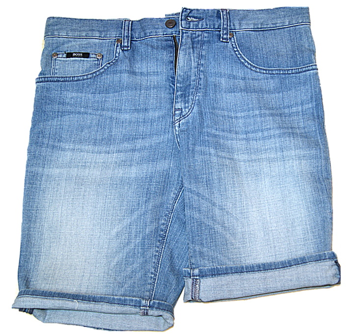 BOSS BLACK BERMUDA MAINE-SHORTS SKY FARBE JEANSBLAU 440 31/32