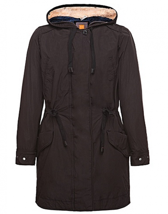 BOSS ORANGE PARKA OBALDA2-W FARBE SCHWARZ 001