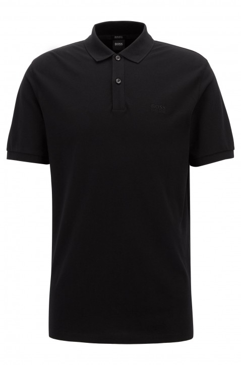 BOSS Regular-Fit Poloshirt PALLAS aus feinem Piqué schwarz 001 XL