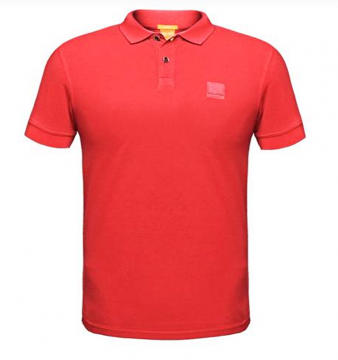 BOSS ORANGE POLO PASCHA FARBE MEDIUM RED 612