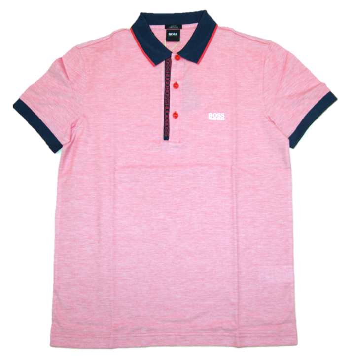 BOSS Piqué-Poloshirt PAULE 4 aus Pima-Baumwolle rosa 620
