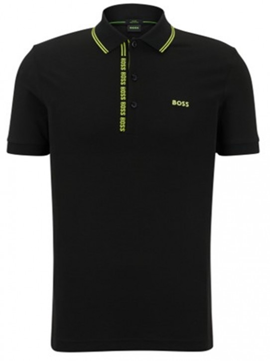 Boss Slim-Fit Poloshirt Paule 4 aus Baumwoll-Piqué mit Logo-Besatz 008