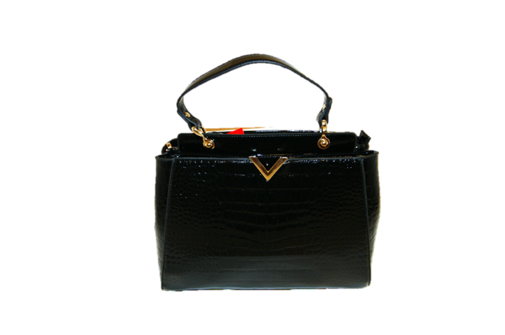 VALENTINO HANDBAGS POINT M KROKO FARBE SCHWARZ