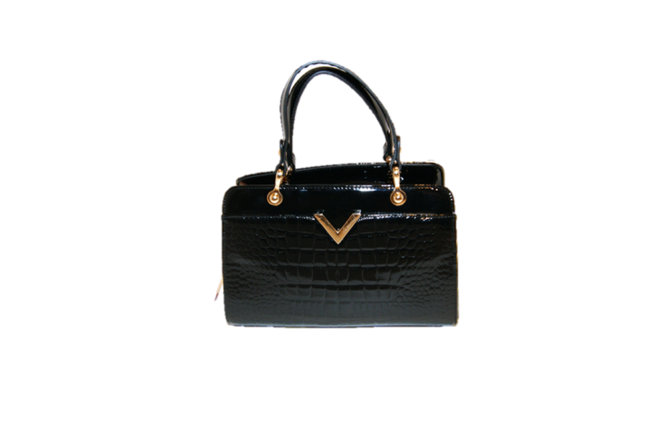 VALENTINO HANDBAGS POINT S KROKO FARBE SCHWARZ