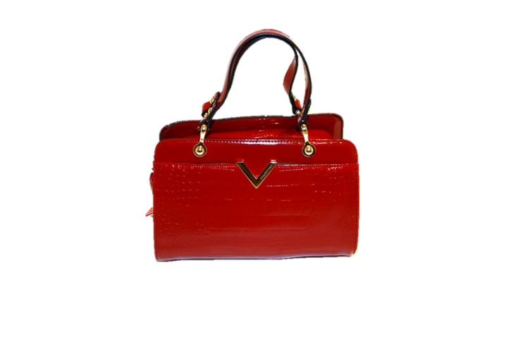 VALENTINO HANDBAGS POINT S KROKO FARBE ROT