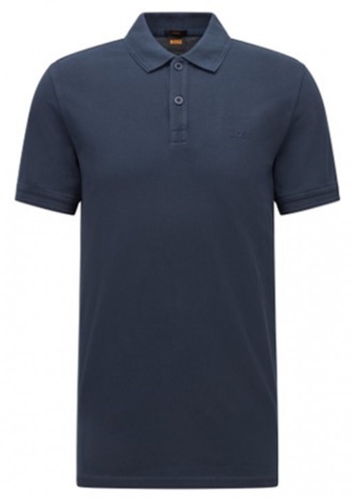 Boss Slim-Fit Poloshirt Prime aus Baumwoll-Piqué dunkelblau 402