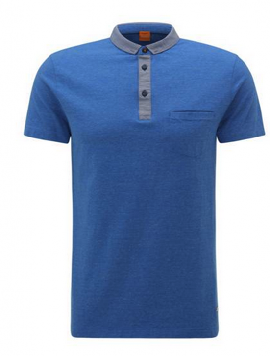 BOSS ORANGE PATCHERMAN 1 POLO-SHIRT FARBE BLAU 438
