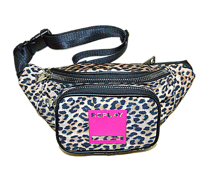 REPLAY Hüft / Schultertasche FW3872000A0343B  im Leoparden look