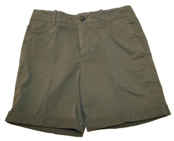 BOSS Relaxed-Fit Chino-Shorts Saclea-D aus elastischer Baumwolle oliv 252