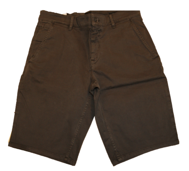 BOSS Bermuda SCHINO-SLIM SHORTS aus doppelt gefärbtem Stretch-Satin grau 012
