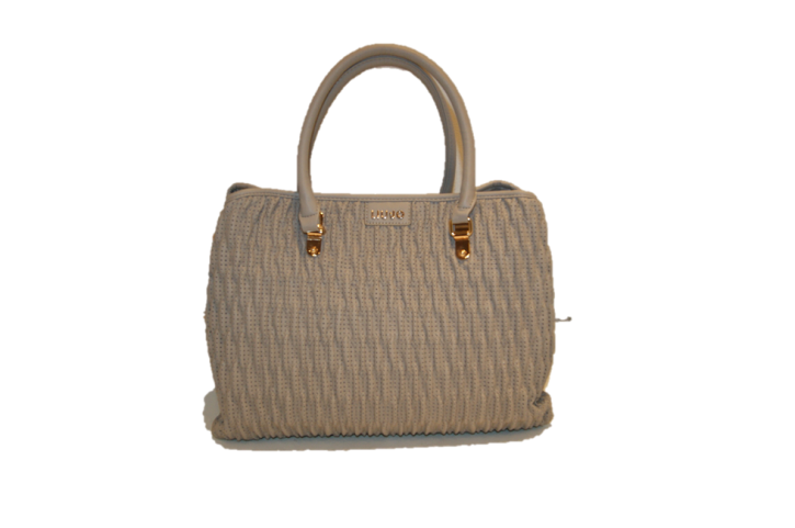 LIU JO HANDTASCHE SHOPPING 3 SCOMPARTI FARBE CEMENT