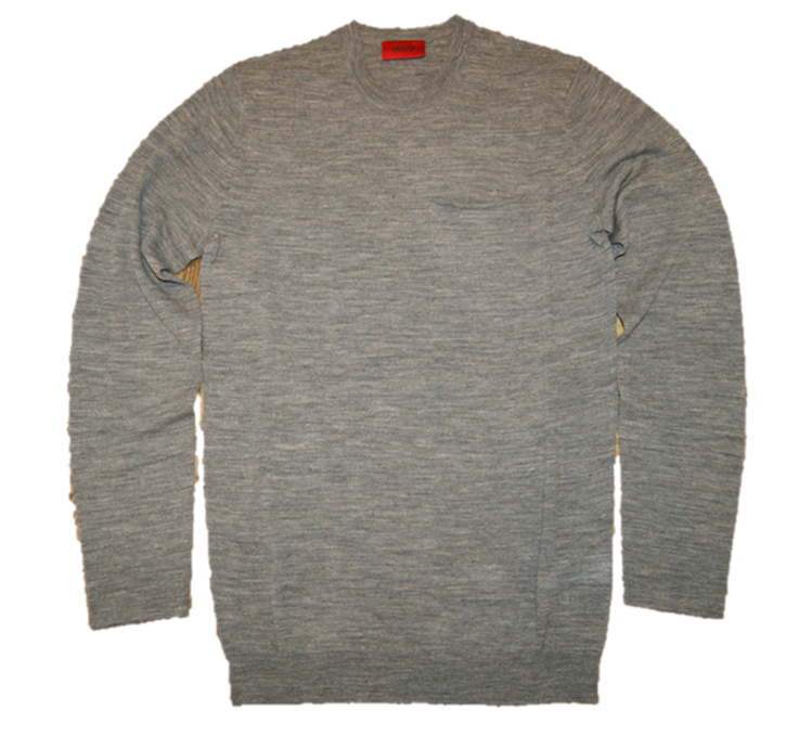 HUGO PULLOVER SULLO FARBE GRAU 042