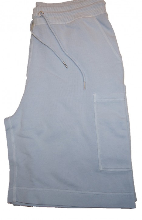 Hugo Boss Stückgefärbte Shorts aus Baumwoll-Terry mit aufgesetzten Taschen grau 080 S
