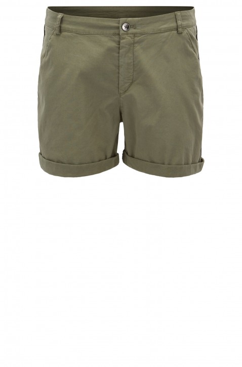 BOSS Relaxed-Fit Chino-Shorts Sochily-D aus elastischer Baumwolle khaki 251