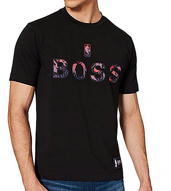 Hugo Boss TBasket_2 Boss X NBA Rundhals T-Shirt schwarz 001