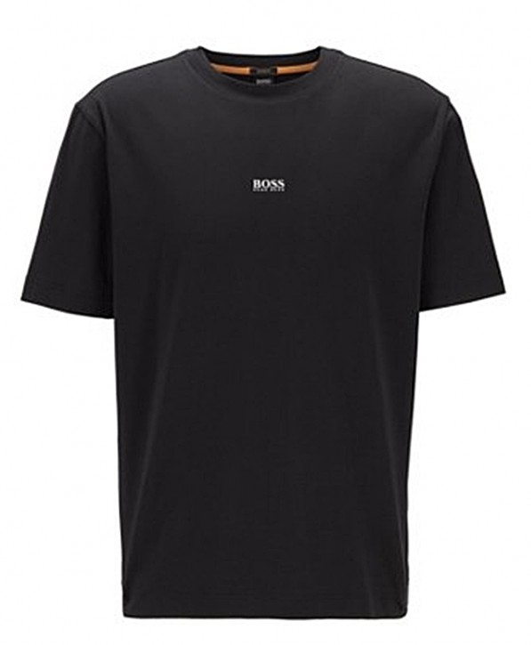 HUGO BOSS T-Shirt TChup aus Stretch-Baumwolle mit Logo Farbe schwarz 001