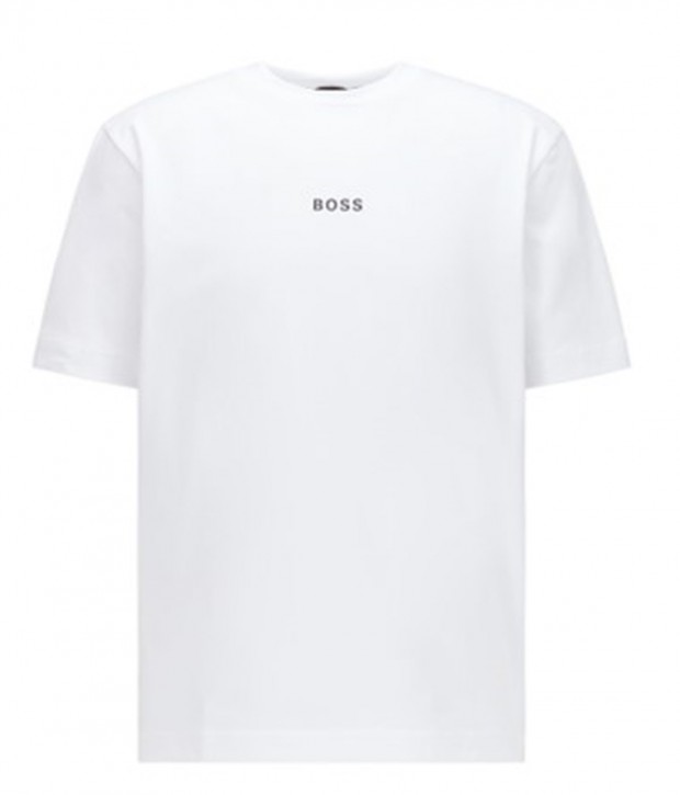 HUGO BOSS T-Shirt TChup aus Stretch-Baumwolle mit Logo Farbe weiss 100 XXXL