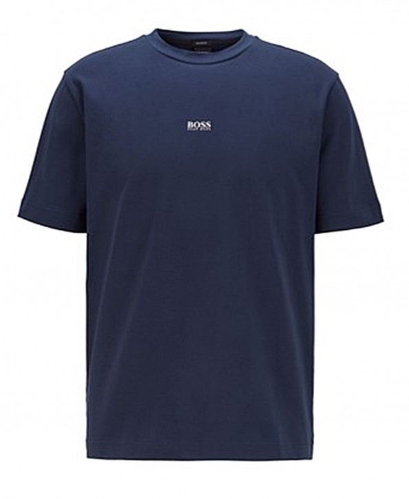 HUGO BOSS T-Shirt TChup aus Stretch-Baumwolle mit Logo Farbe dunkelblau 404
