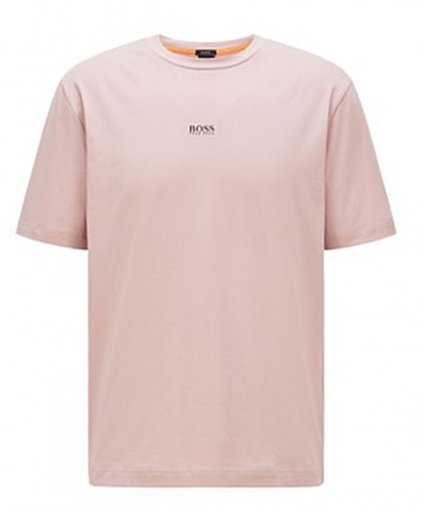 HUGO BOSS T-Shirt TChup aus Stretch-Baumwolle mit Logo 689 rosa M