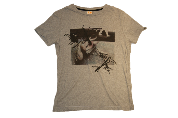 BOSS ORANGE T-SHIRT THOR 2 FARBE GRAU 030 GR: M