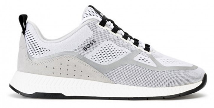 HUGO BOSS Hybrid-Sneakers Titanium_Runn_eme im Laufschuh-Stil weiß 100