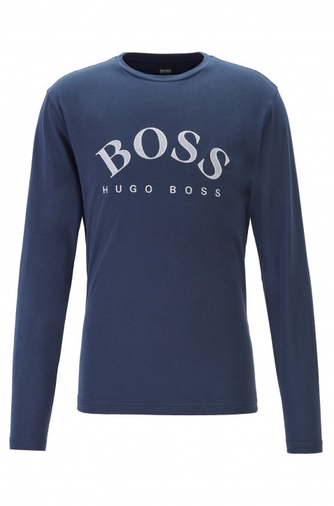 BOSS Longsleeve TOGN 1aus Baumwolle mit geschwungener Logo-Stickerei 416