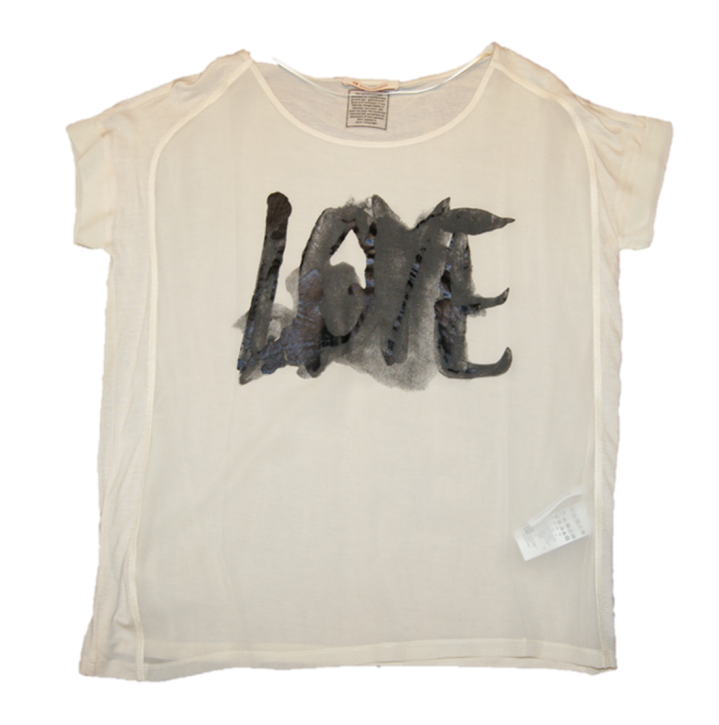 BOSS ORANGE T-SHIRT TOJE FARBE CREME 102