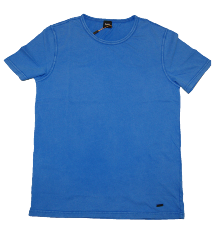 BOSS Regular-Fit T-Shirt TOKKS aus Baumwolle mit Rund Ausschnitt Farbe blau 435