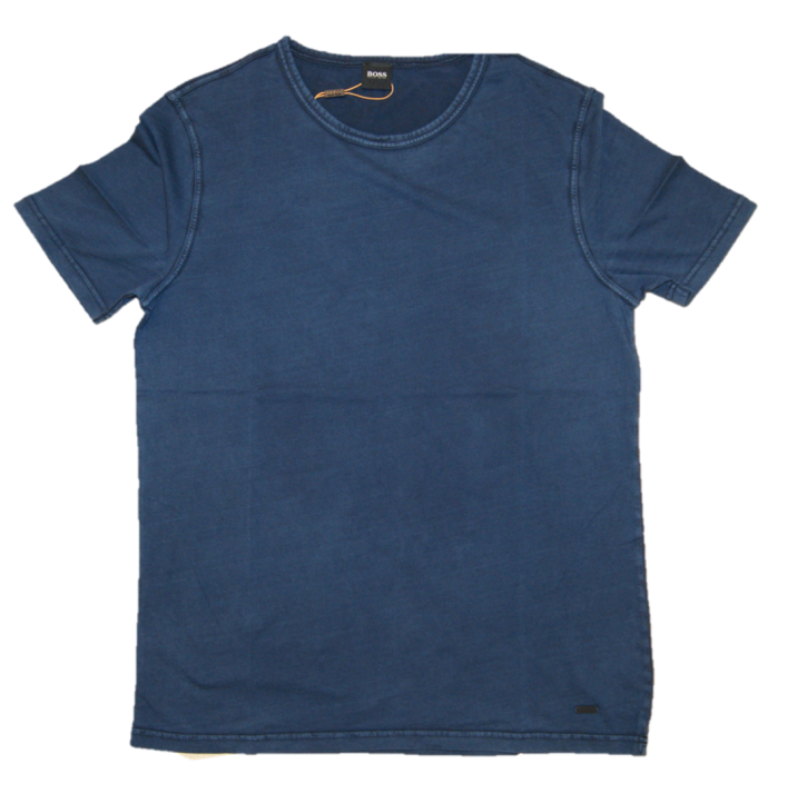 BOSS Regular-Fit T-Shirt TOKKS aus Baumwolle mit Rund Ausschnitt Farbe dunkelblau 404
