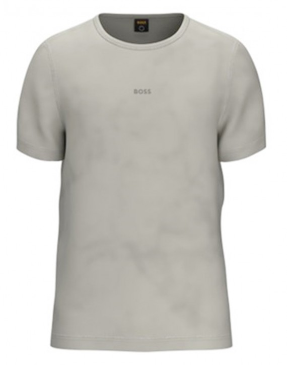 BOSS  Stückgefärbtes T-Shirt Tokks aus Bio-Baumwolle mit Logo-Print  Farbe beige 271