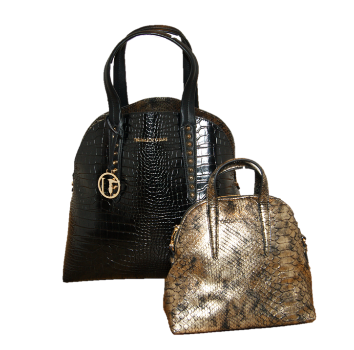 TRUSSARDI HANDBAGS ASPEN DOME + POCHETTE FARBE SCHWARZ 19