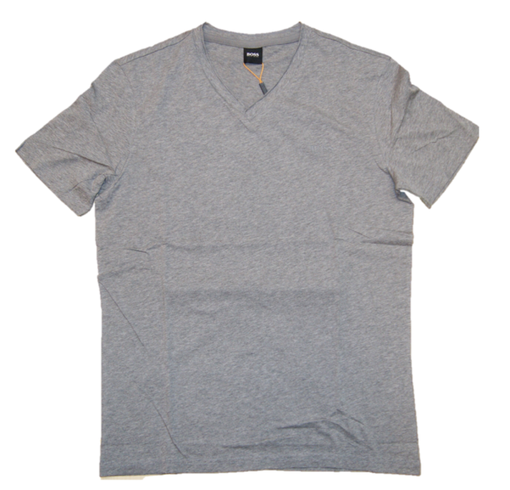 BOSS Herren Truth V Auschnitt T-Shirt grau 051 M