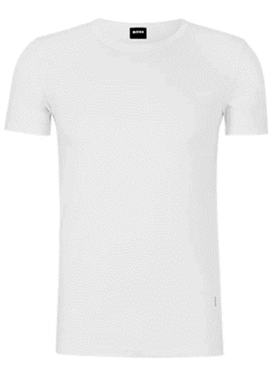 Hugo Boss Zweier-Pack TShirtRN 2P Modern aus Stretch-Baumwolle mit Logo weiß 100