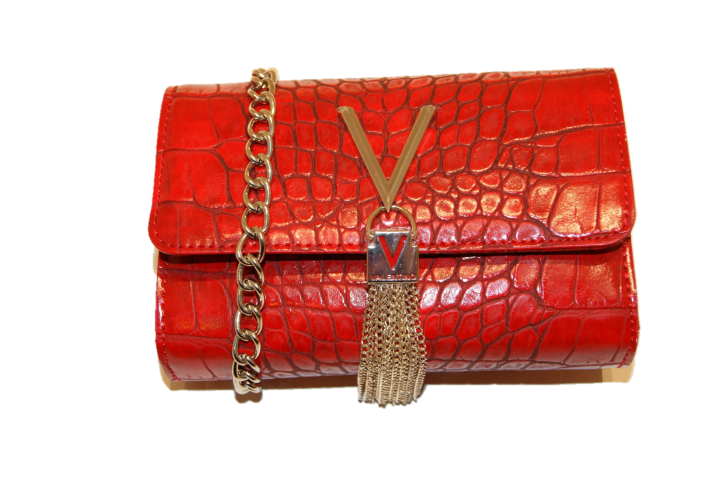 Mario Valentino Valentino by Damen Divinity Special Clutch, Rot (rosso), 4x11x17 cm