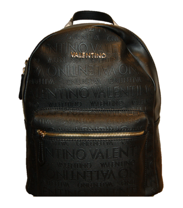 VALENTINO By Mario Valentino Rucksack DORY mit gemusterten Schultergurten und all over Valentino Logo schwarz
