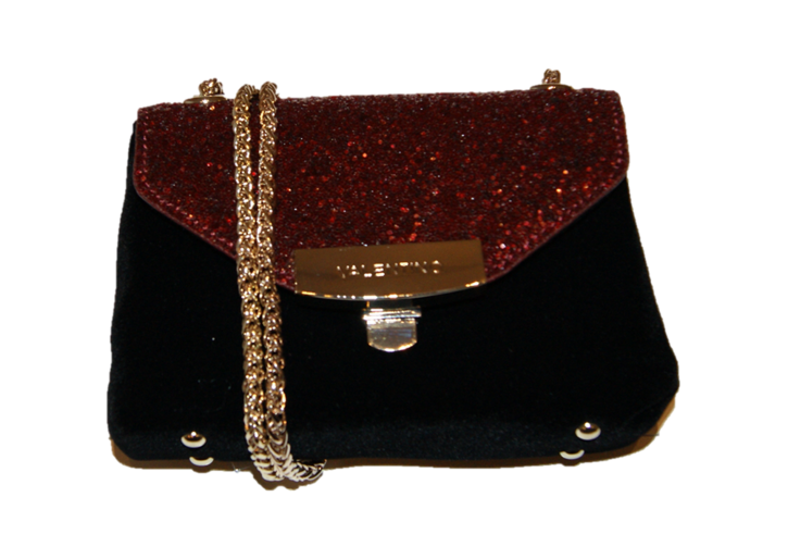 VALENTINO BAGS Umhängetasche VELVET Farbe bordeaux rot