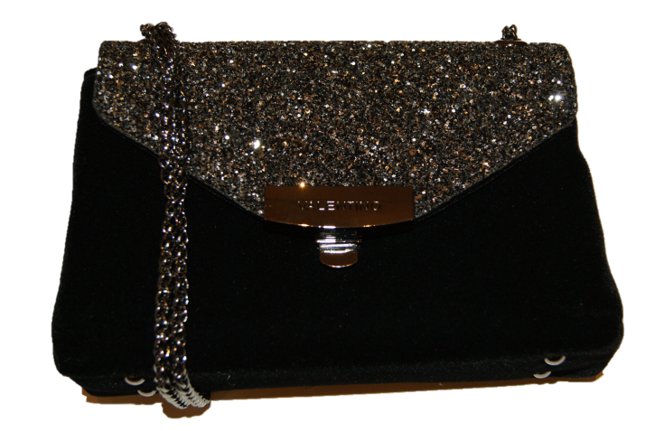 VALENTINO Handbags by MARIO VALENTINO Umhängetasche Mittelgross VELVET Farbe nero