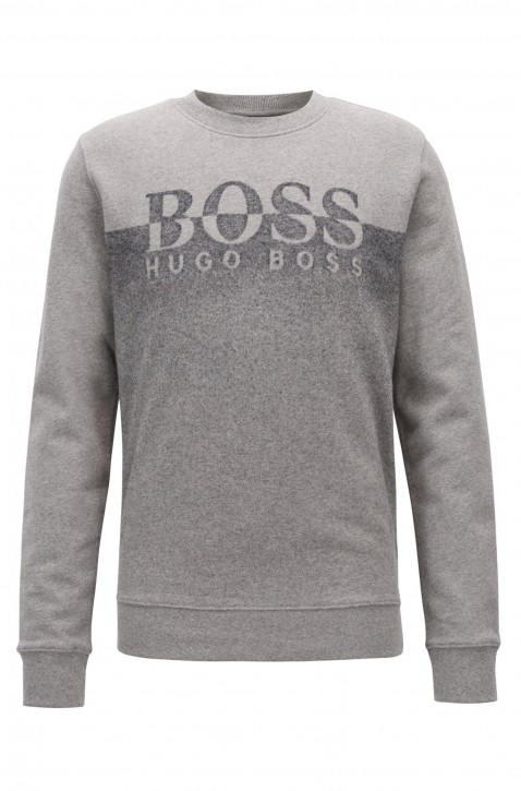 BOSS Sweatshirt WITHMORE aus French Terry mit Farbverlauf-Design grau 051